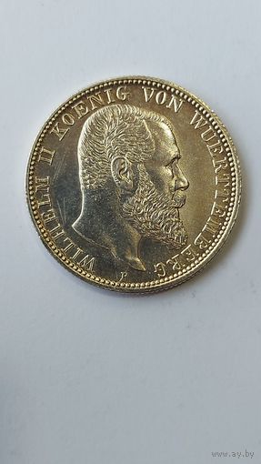 2 марки Вюртемберг 1906