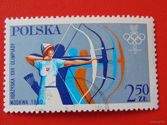 Польша 1980 г. Спорт.