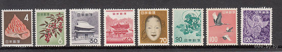 Культура и искусство. Япония. 1961. Michel N 756-757, 759-761, 763-765 (88,0 е)