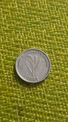 Руанда 1 франк 2003 г ( Злаковое растение Сорго )