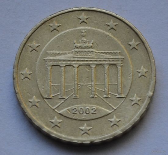 Германия, 10 евроцентов 2002 г. (J)