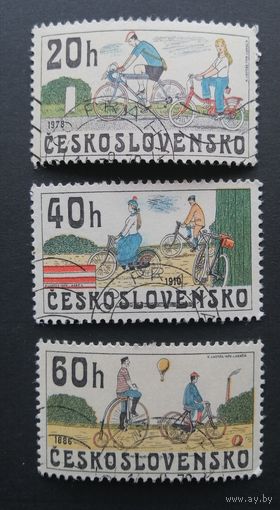 Чехословакия 1979  Велосипеды. 3 марки