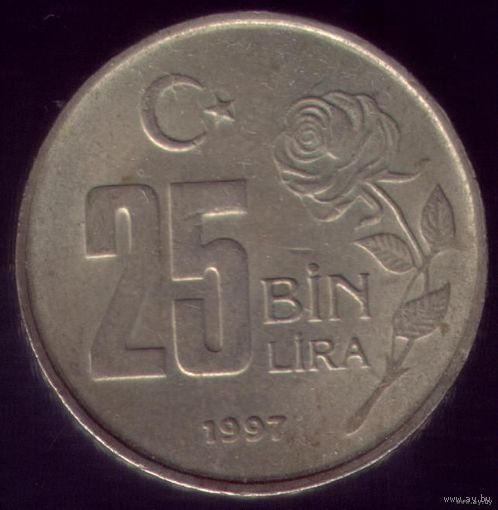 25 000 Лир 1997 год Турция