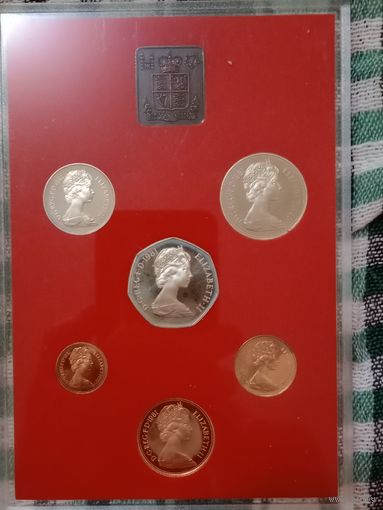 Великобритания набор монет 1981пруф