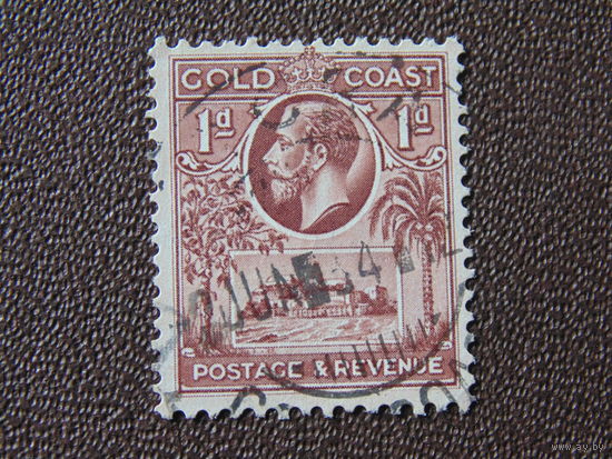 Золотой берег, колония Англии 1922 г. Король Георг V.
