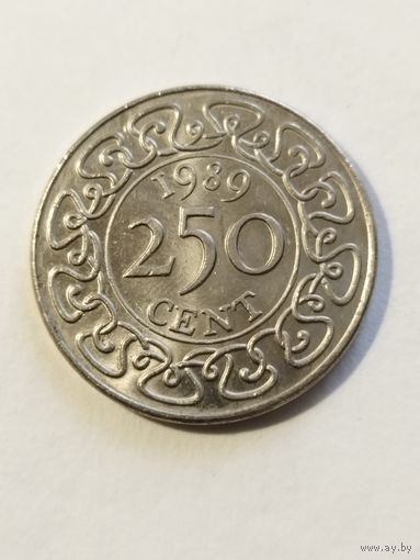 Суринам 250 центов 1989