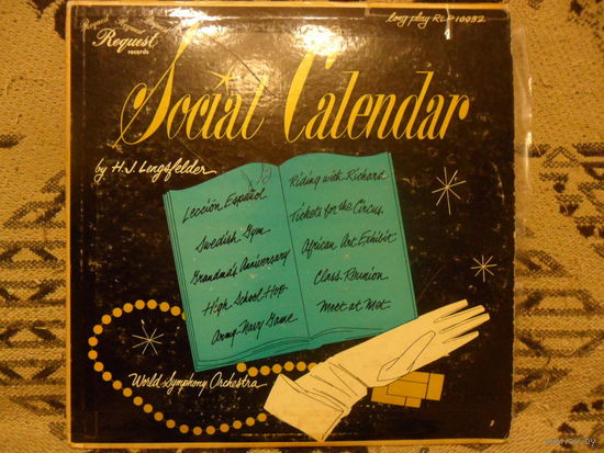 World Symphony Orchestra - Social Calendar - Request Records, USA