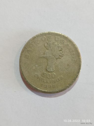 Уганда 500 шиллингов 1998 года .