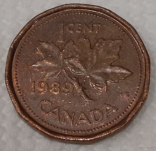 Канада 1 цент, 1989 (7-1-82)