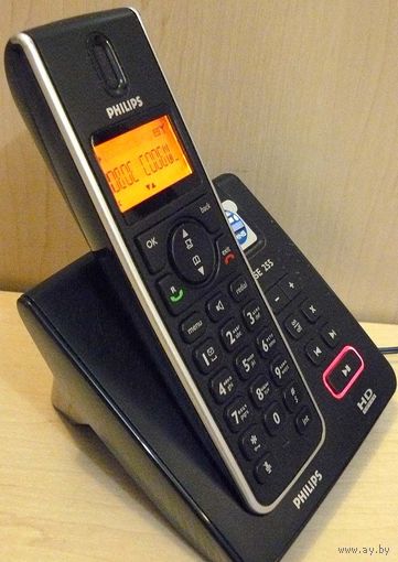 Шикарный DECT телефон Philips SE255 Duo с автоответчиком, громкой связью и HD звуком