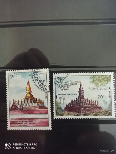 Лаос 1990, храмы