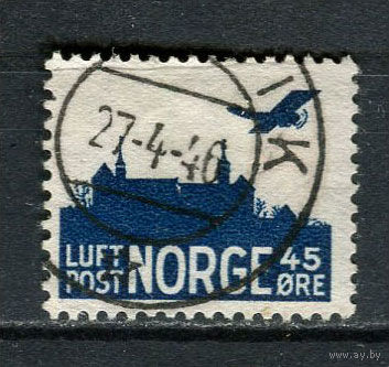 Норвегия - 1941 - Авиация - [Mi. A230] - полная серия - 1 марка. Гашеная.  (Лот 47ES)-T5P17