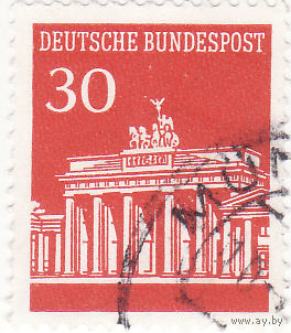 Бранденбургские ворота, Берлин 1966 год