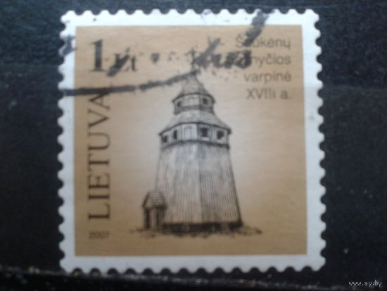 Литва 2007 Стандарт 1 лит 1-й выпуск