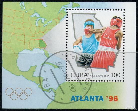 Куба /1995/ Атланта-96 / Бокс / Блок