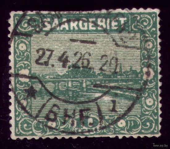 1 марка 1922 год Саар 86