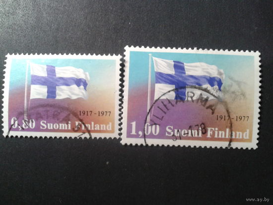 Финляндия 1977 гос. флаг полная серия