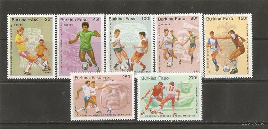 Буркино Фасо 1985 Футбол