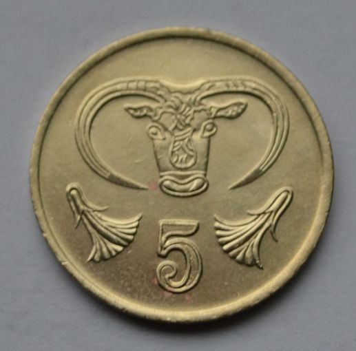 Кипр, 5 центов 1988 г.