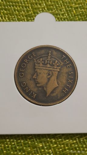 Ямайка 1 пенни 1950 г ( тир 2 года , этот малый 600 тыс. )