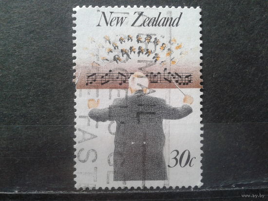 Новая Зеландия 1986 Симфонический оркестр, дирижер