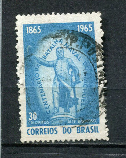 Бразилия - 1965 - 100-летие битвы при Риачуэло - [Mi. 1080] - полная серия - 1 марка. Гашеная.  (Лот 21CH)