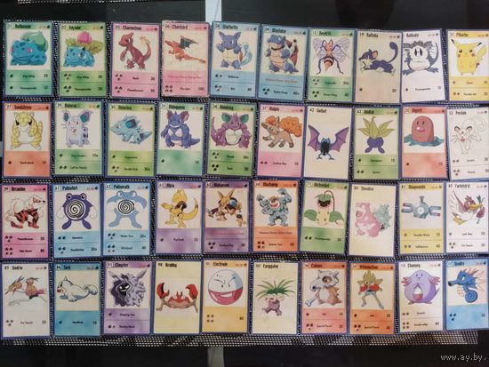 Карточки игровые Покемон Pokemon