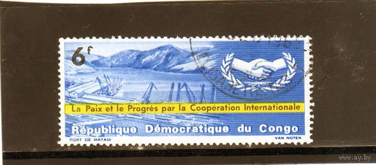 Конго.Мир и прогресс посредством международного сотрудничества. Порт Матади.1965