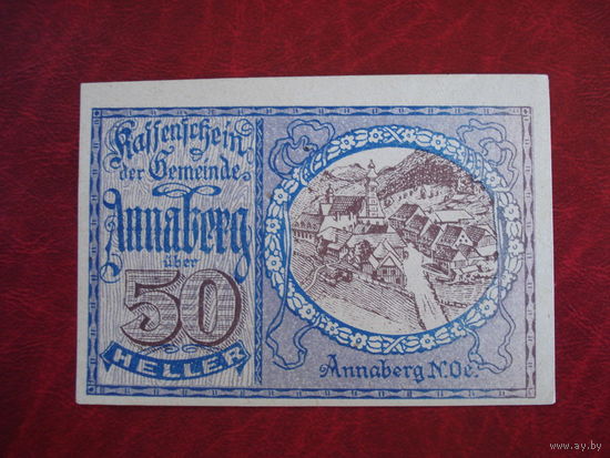 30 геллеров 1920 год Австрия Аннаберг
