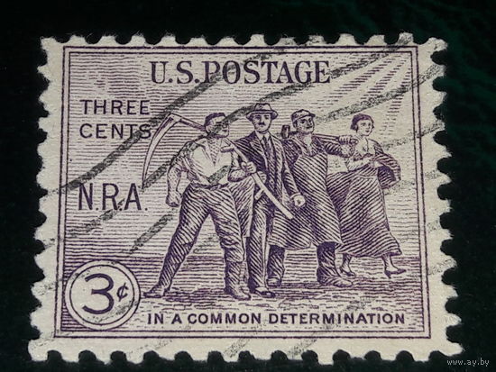 США 1933 год. N.R.A. Закон о национальном восстановлении