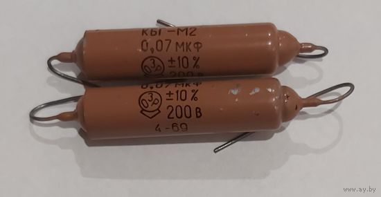 Конденсатор ОКБГ-М2 0,07 мкФ х 200 В.