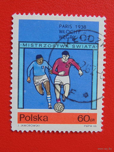 Польша 1966 г. Спорт.