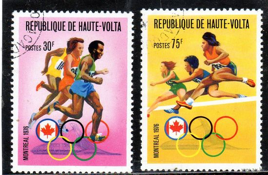 Верхняя Вольта. Ми-617,619 . Спорт. Легкая атлетика. Бег.Олимпийские игры. Монреаль.1976.