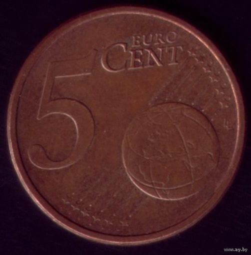 5 евроцентов 2002 год Германия F