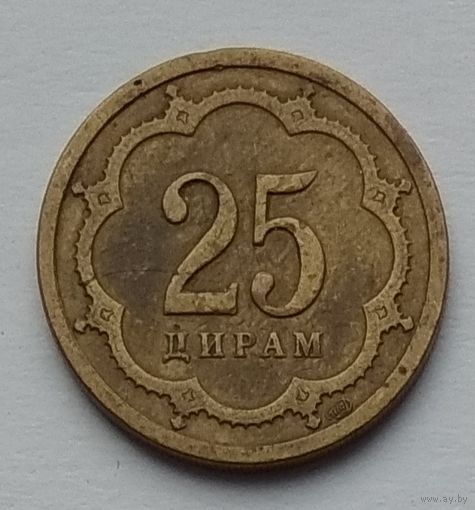 Таджикистан 25 дирамов 2001 г.