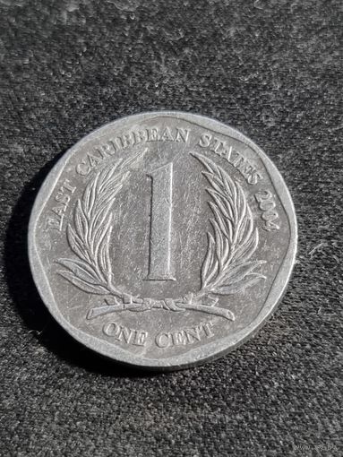 Восточные Карибы 1 цент 2004