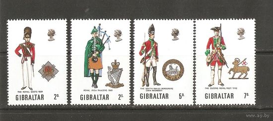 Гибралтар 1970 Униформа
