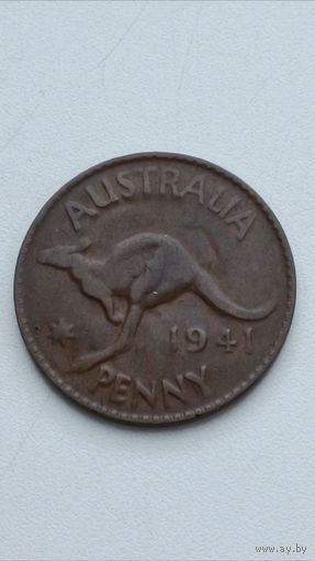 Австралия.1 пенни 1941 года.