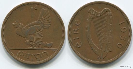 Ирландия. 1 пенни (1950, XF)