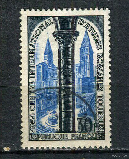 Франция - 1954 - Архитектура - [Mi. 1012] - полная серия - 1 марка. Гашеная.  (Лот 96DM)