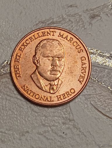 Ямайка 25 центов 2008 года .