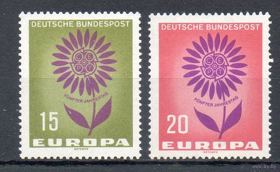 Европа ФРГ 1964 год серия из 2-х марок