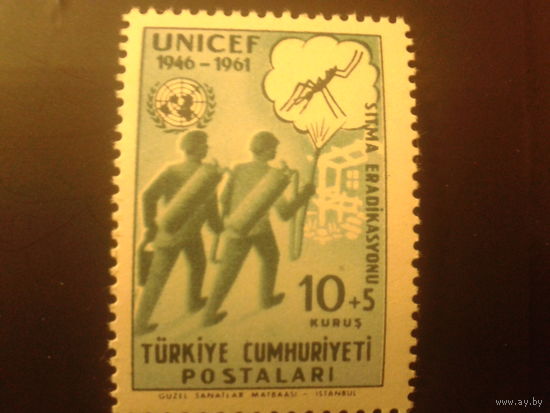 Турция 1961 малярийный комар