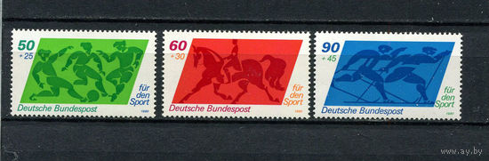 ФРГ - 1980 - Спорт - [Mi. 1046-1048] - полная серия - 3 марки. MNH.  (LOT Db41)