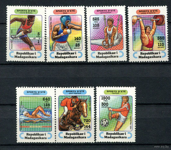 Мадагаскар (Малагаси) - 1994 - Спорт - [Mi. 1709-1715] - полная серия - 7 марок. MNH.
