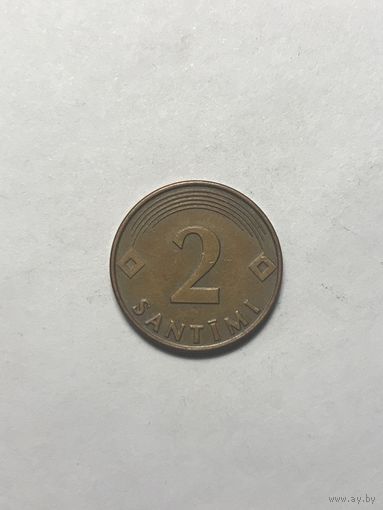 2 сантима 2000 Латвия