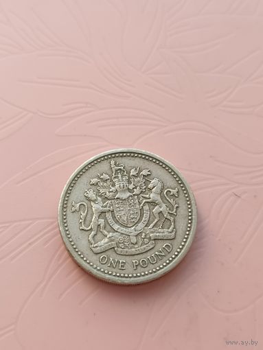 Великобритания 1 фунт 1983г(1)