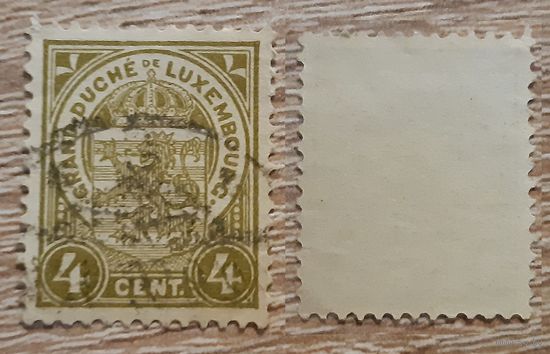 Люксембург 1907 Герб.4С