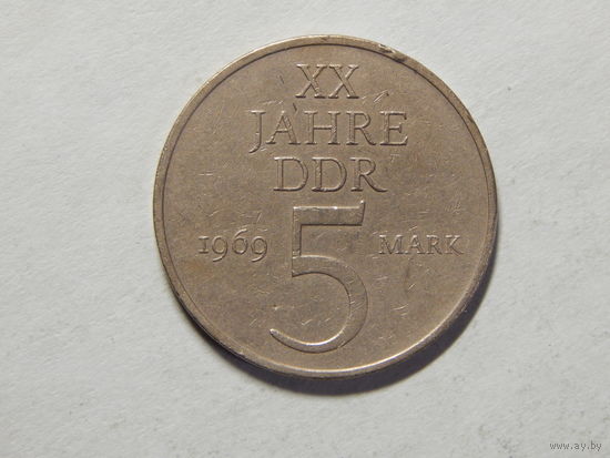 ГДР 5 марок 1969г