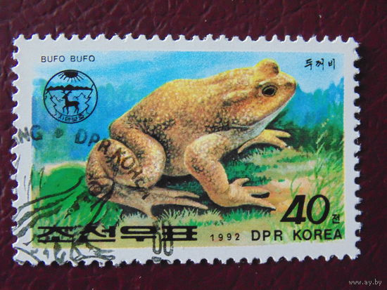 Корея 1992 г. Земноводные.